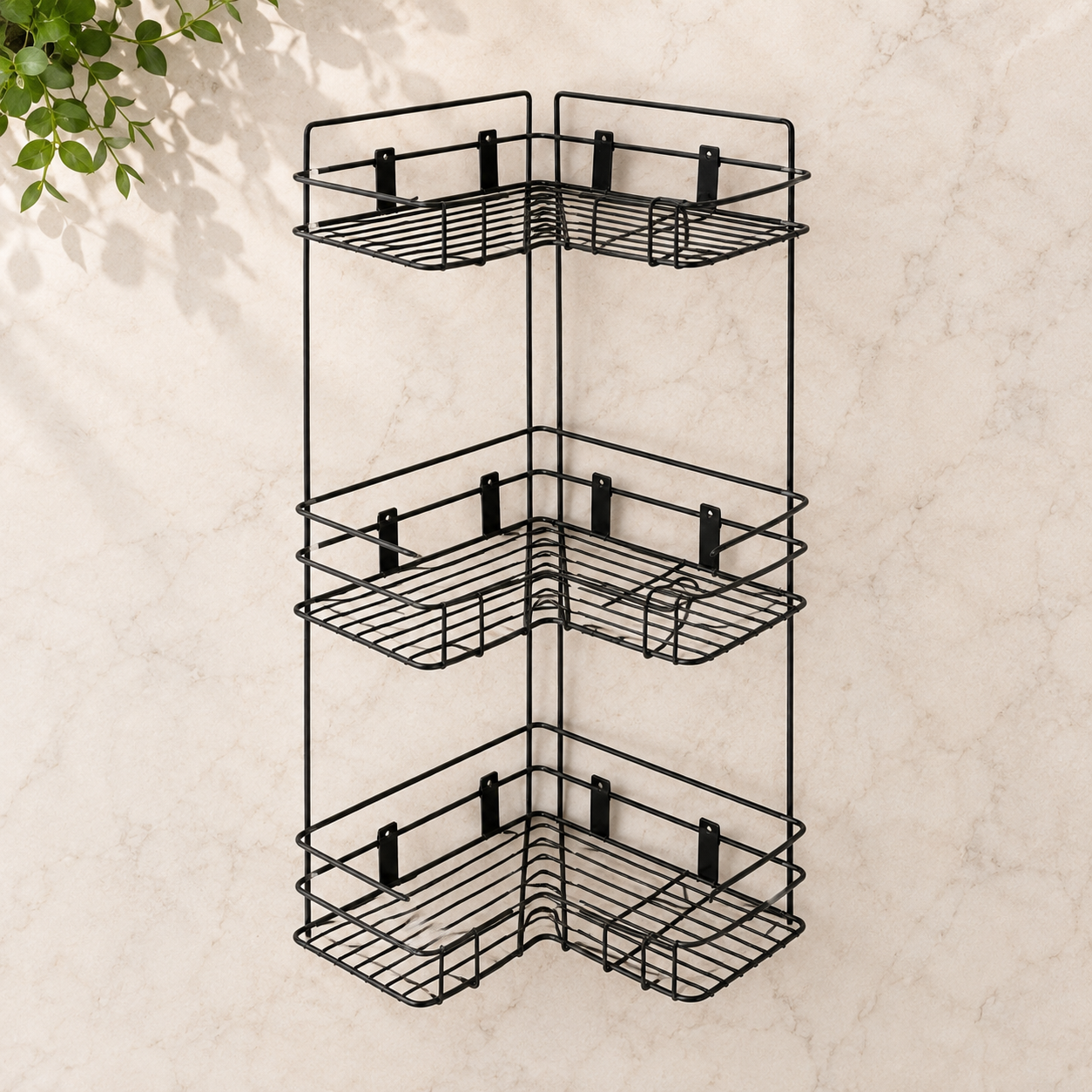 Dover Dream Premium 3-Tier Corner Spice Rack Organizer