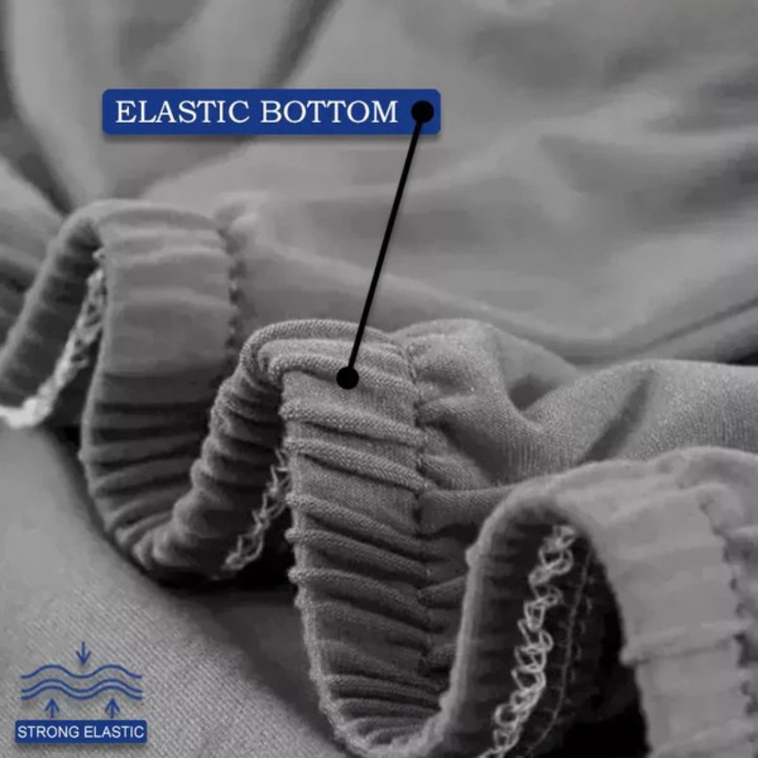 Elegant Jersey Sofa Cover - Grey