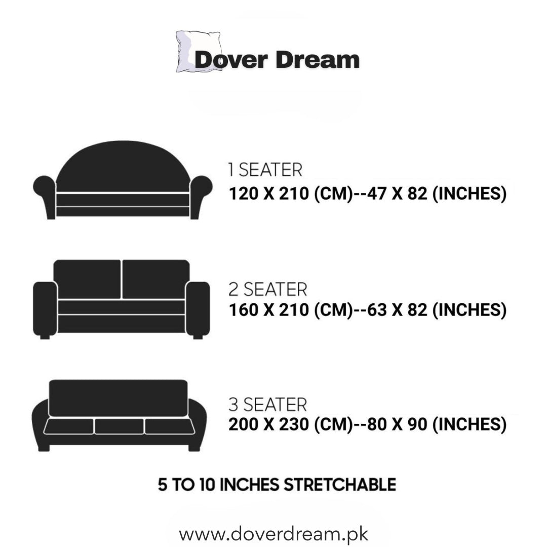 Jersey Sofa Cover - Chocolate Brown