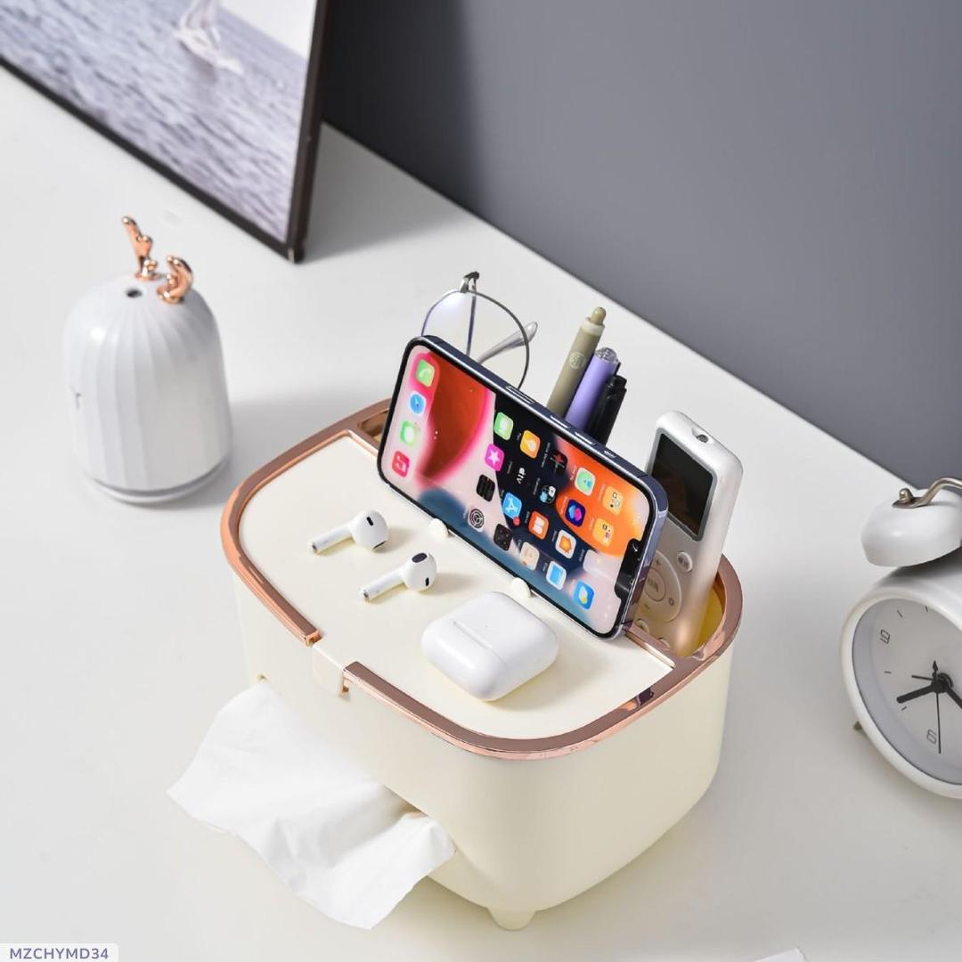 Multifunctional Desktop Living Room Tissue Box