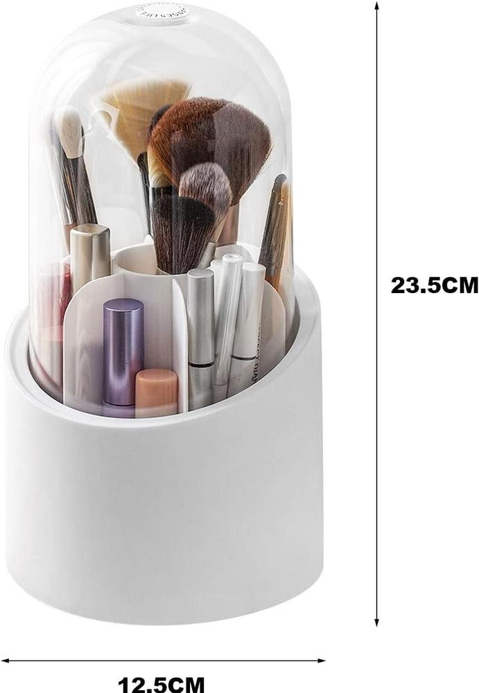 Elegant Makeup Brush Holder for Vanity & Countertop