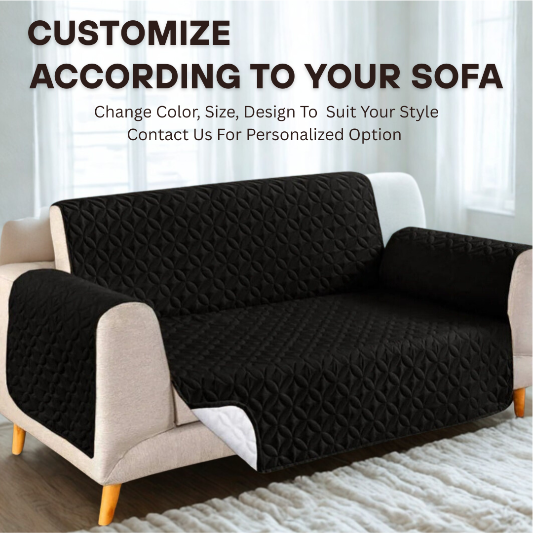 Customize Color Size Quilted Cotton Sofa Cover