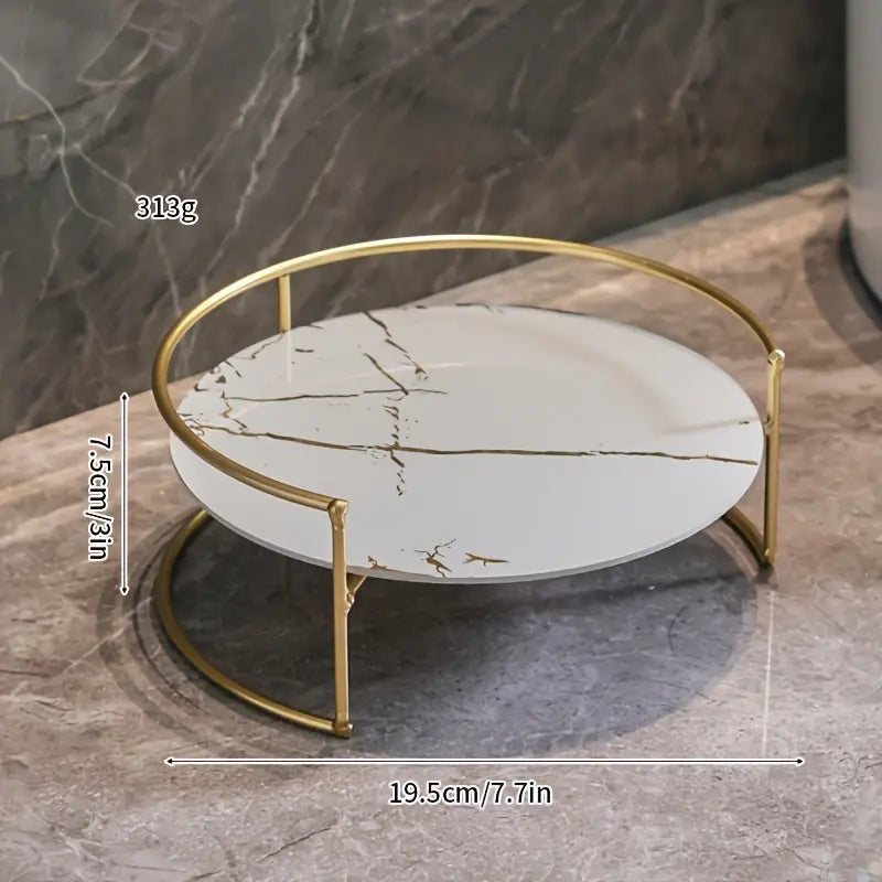 Cosmetic Display Stand with Semi-Circular Open Design Organizer