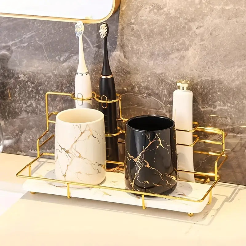 Premium Toothbrush Holder Household Storage Rack Bathroom Accessories