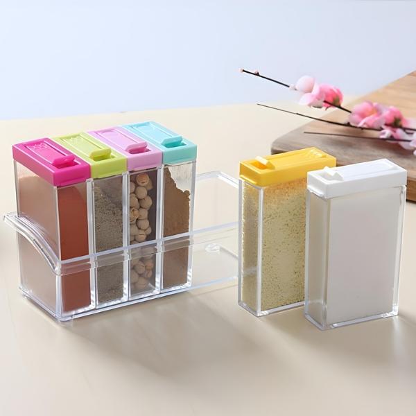 6 Pcs Masala Jar Set