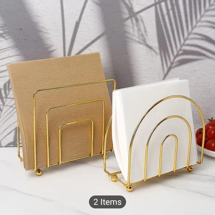 Versatile Metal Napkin Storage Basket