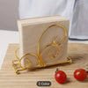 Premium Metal Napkin Storage Basket Organizer