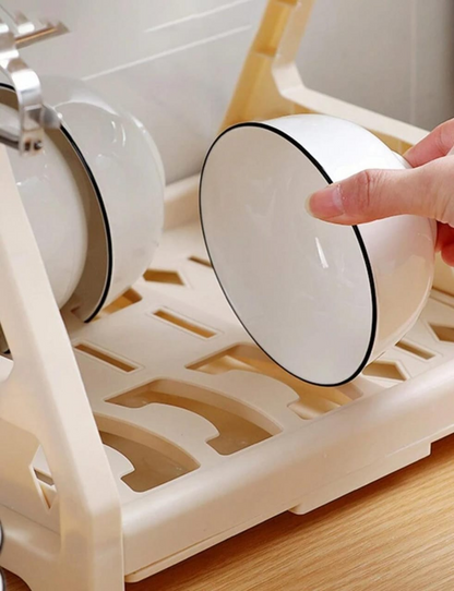 Multi-Layer Kitchen Plastic Dish Rack