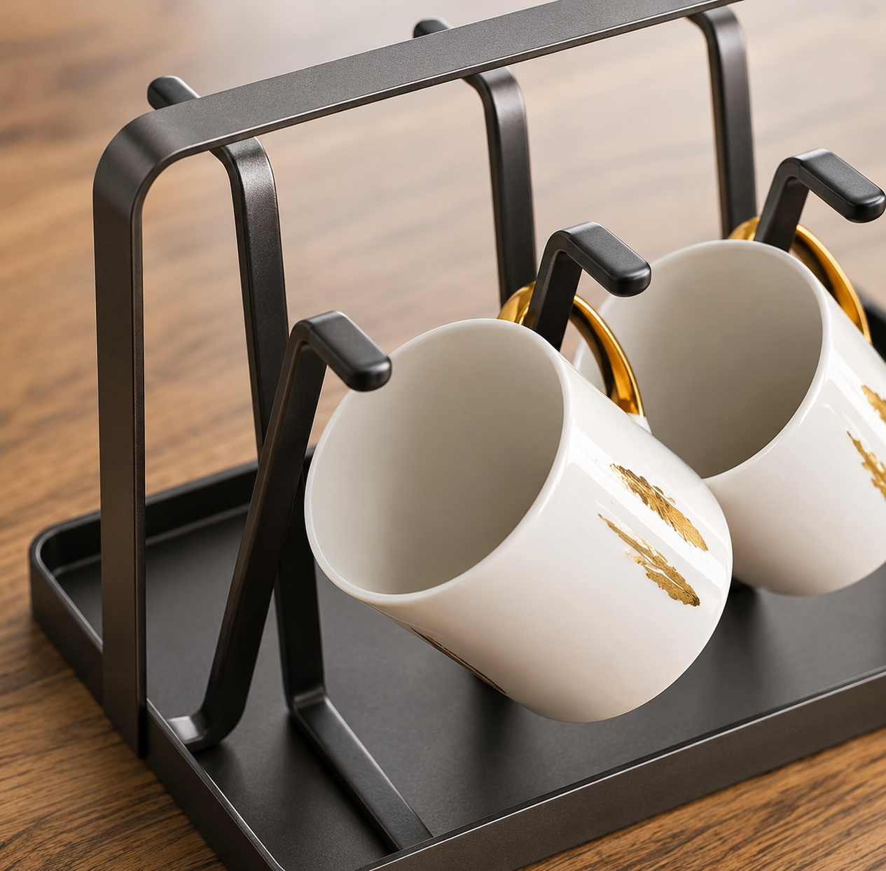 Cup Drying Rack | Modern Mug Storage Organizer
