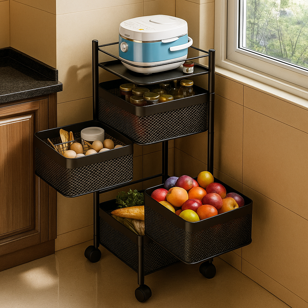 Premium Metal Vegetable Basket