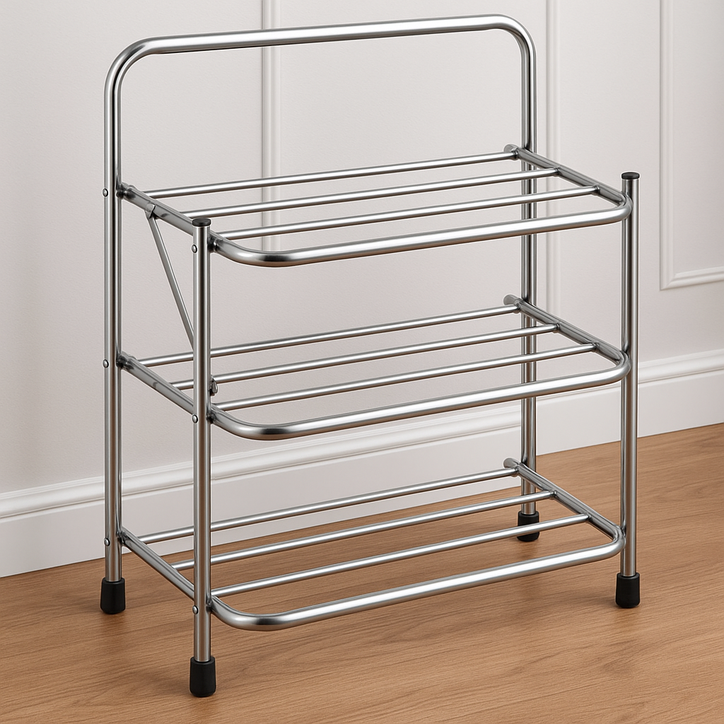 Premium Foldable Metal Shoe Rack By Dover Dream