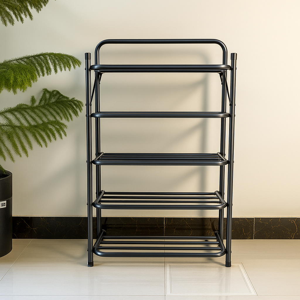 Premium Foldable Metal Shoe Rack By Dover Dream