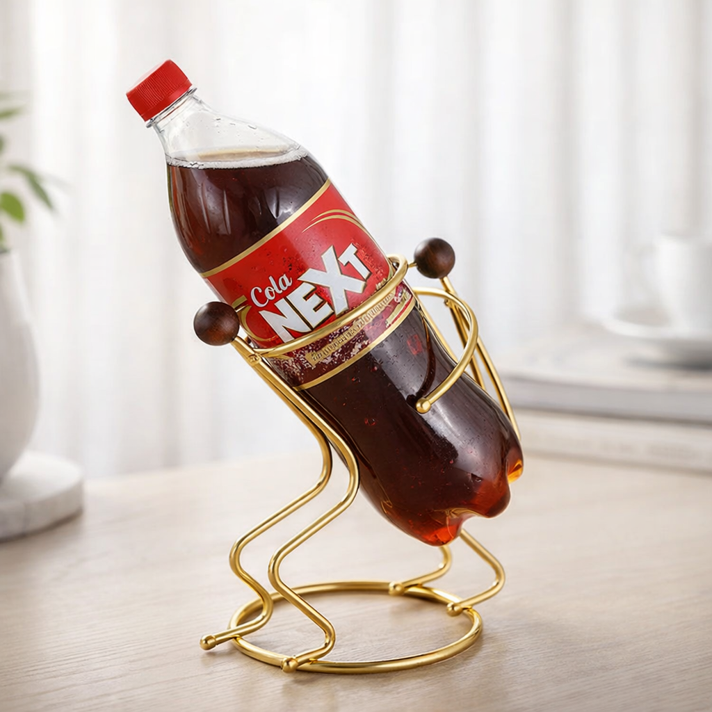 Premium Metal Creative Humanoid Drink Rack Artistic Drink Holder