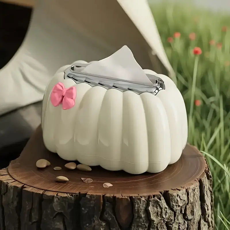 Luxury Pumpkin Tissue Box Living Room Desktop High End Art Creative