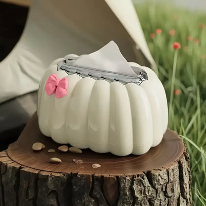 Luxury Pumpkin Tissue Box Living Room Desktop High End Art Creative