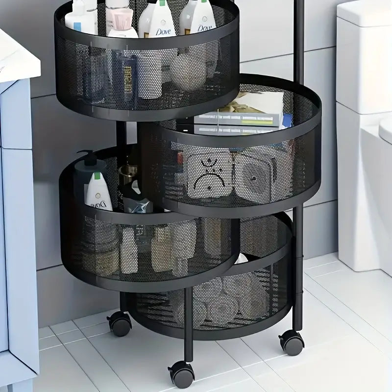 Premium Metal Vegetable Round Basket