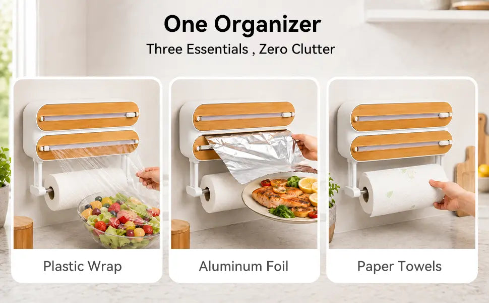 3 in 1 Multifunction Kitchen Wrapp Dispenser