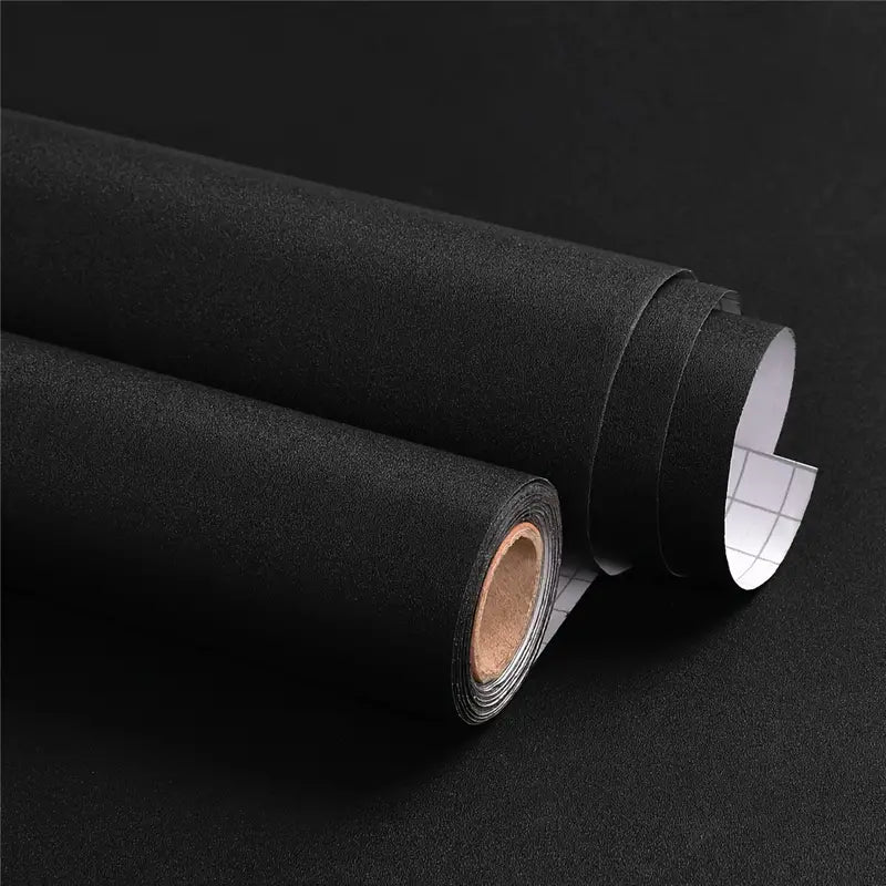 Matte Black Wallpaper Peel and Stick Self - Adhesive