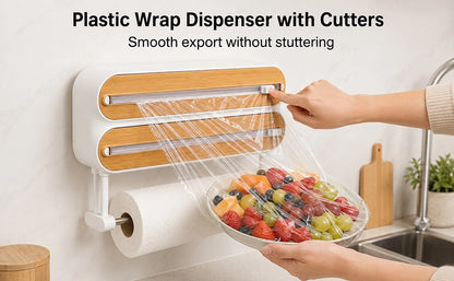 3 in 1 Multifunction Kitchen Wrapp Dispenser