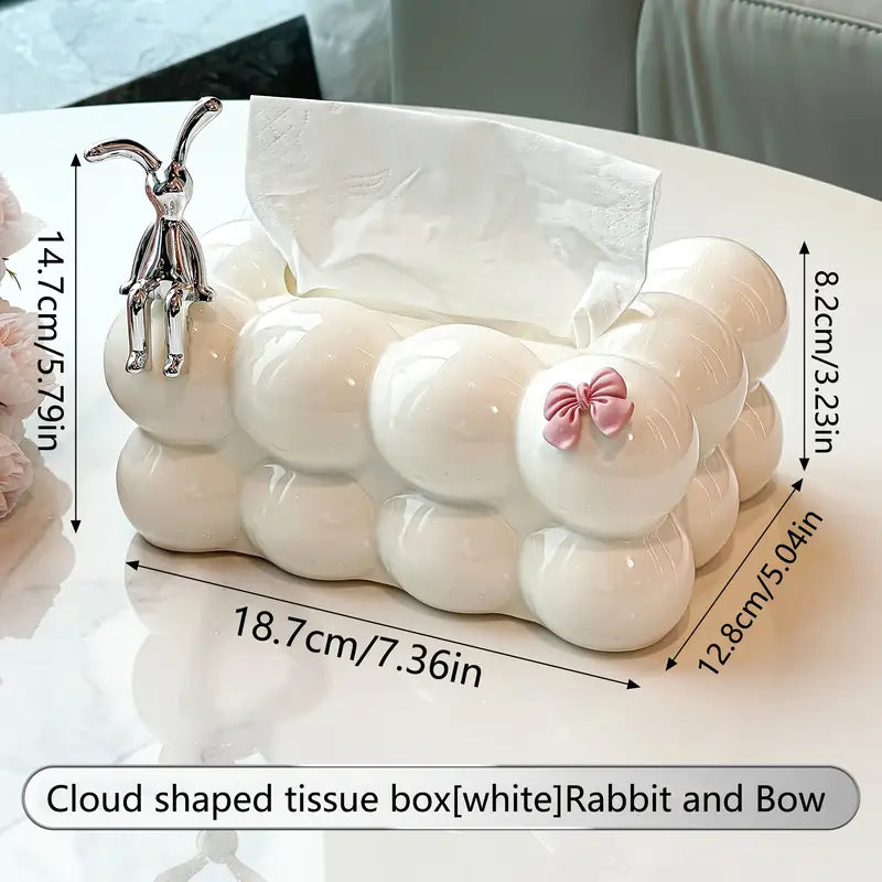 Elegant Style High Beauty Cotton Candy Tissue Box