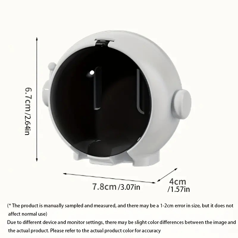 Elegant Astronaut Wall-Mounted Tooth Brush Holder