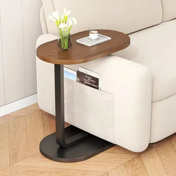 Multi-Purpose C Shaped Side Table