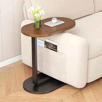 Multi-Purpose C Shaped Side Table