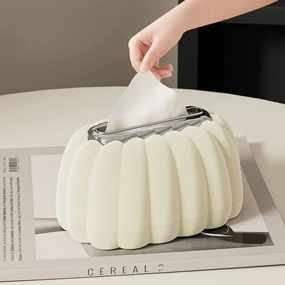 Luxury Pumpkin Tissue Box Living Room Desktop High End Art Creative
