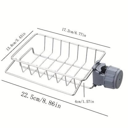 1PC Faucet Drying Rack – Space-Saving Sink Organizer