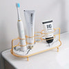 Luxurious Modern 4-Slot Toothbrush Holder with Quick-Dry Silica Sand Tray