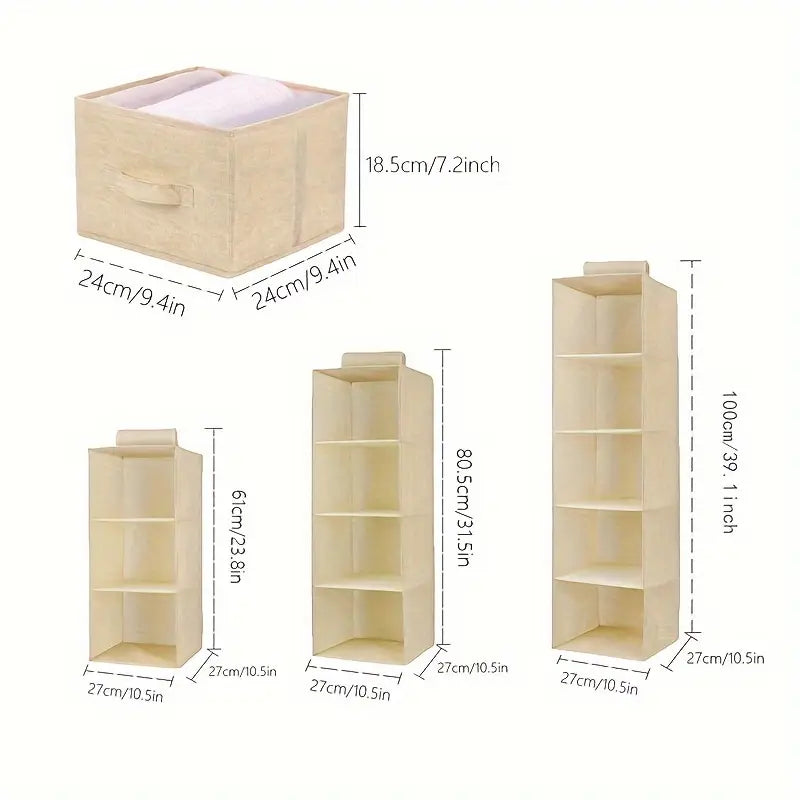 Luxury 5 Layer Closet Foldable Organizer