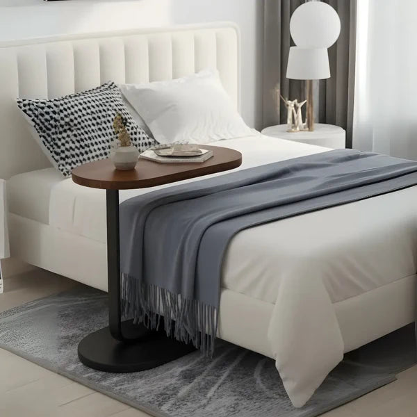 Multi-Purpose C Shaped Side Table