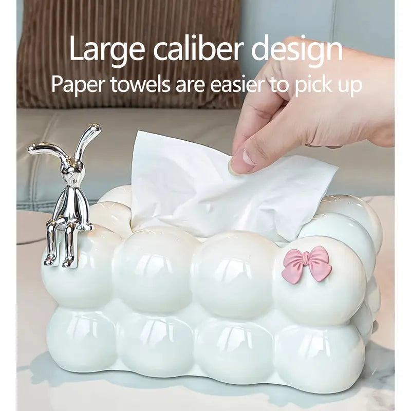 Elegant Style High Beauty Cotton Candy Tissue Box