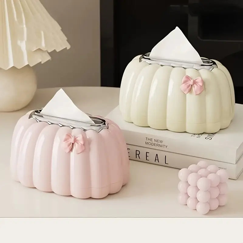 Luxury Pumpkin Tissue Box Living Room Desktop High End Art Creative