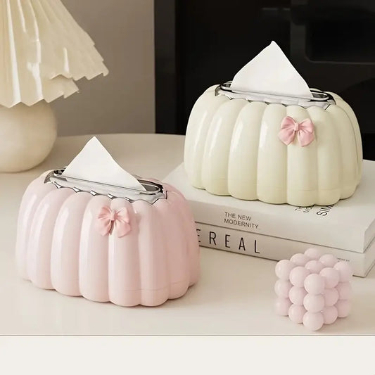 Luxury Pumpkin Tissue Box Living Room Desktop High End Art Creative