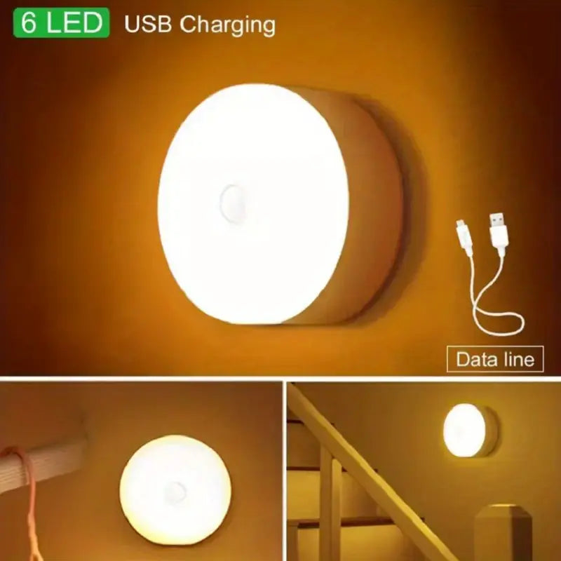Elegant Wireless Motion Sensor Night Light Bedroom Decor