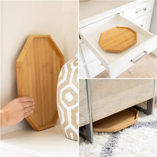 Hexa Couch Arm Tray Table – Portable Sofa Side Table for Small Spaces