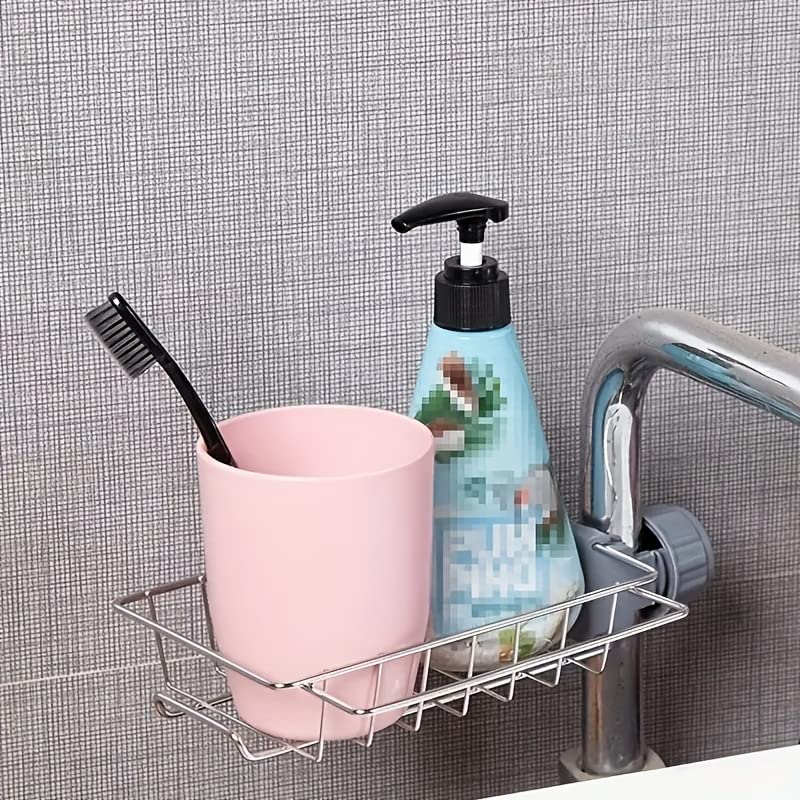 1PC Faucet Drying Rack – Space-Saving Sink Organizer