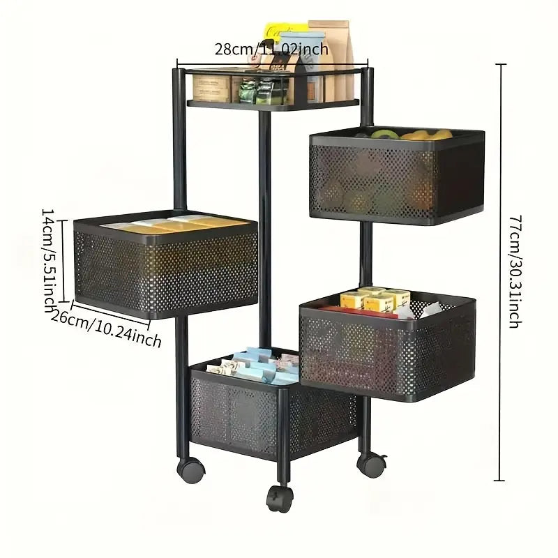 Premium Metal Vegetable Basket