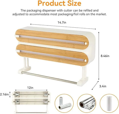 3 in 1 Multifunction Kitchen Wrapp Dispenser