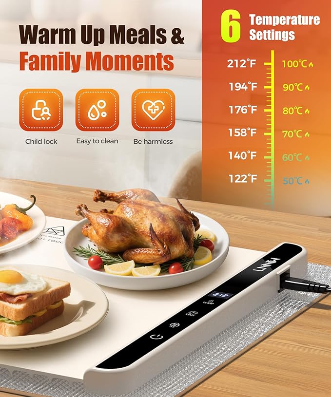 Smart Electric Food Warming Mat