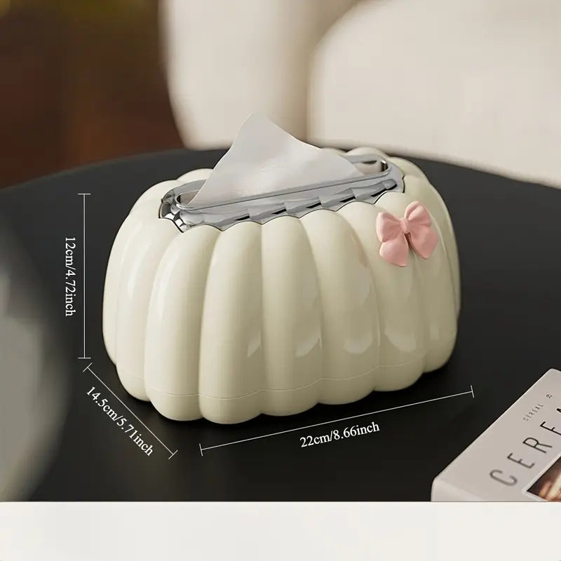 Luxury Pumpkin Tissue Box Living Room Desktop High End Art Creative