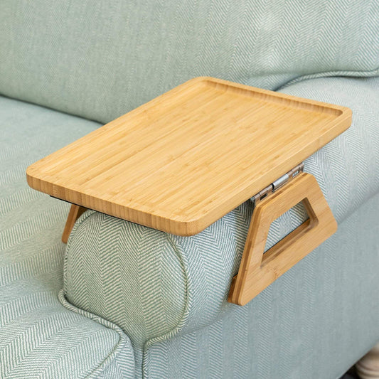 Couch Arm Tray Table – Portable Sofa Side Table for Small Spaces