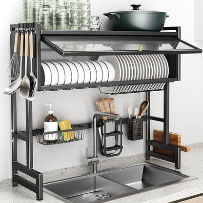 Smart Premium 3 Tiers Over Sink Dish Drainer Rack