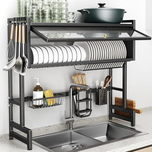 Smart Premium 3 Tiers Over Sink Dish Drainer Rack