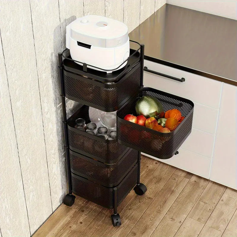 Elegant Square Shaped Metal Basket