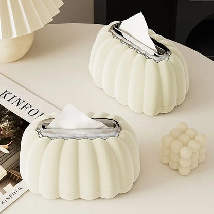 Luxury Pumpkin Tissue Box Living Room Desktop High End Art Creative
