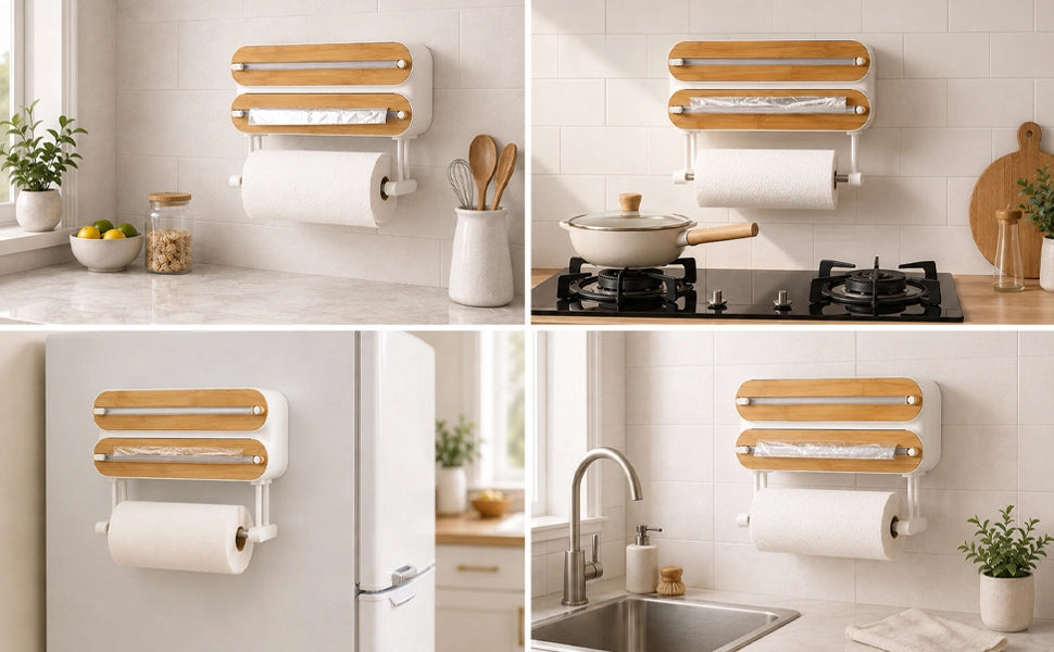 3 in 1 Multifunction Kitchen Wrapp Dispenser