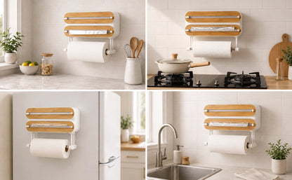 3 in 1 Multifunction Kitchen Wrapp Dispenser