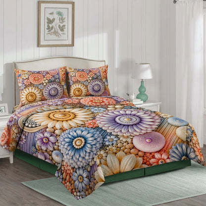 Sapphire 3D Premium Bedsheet Set
